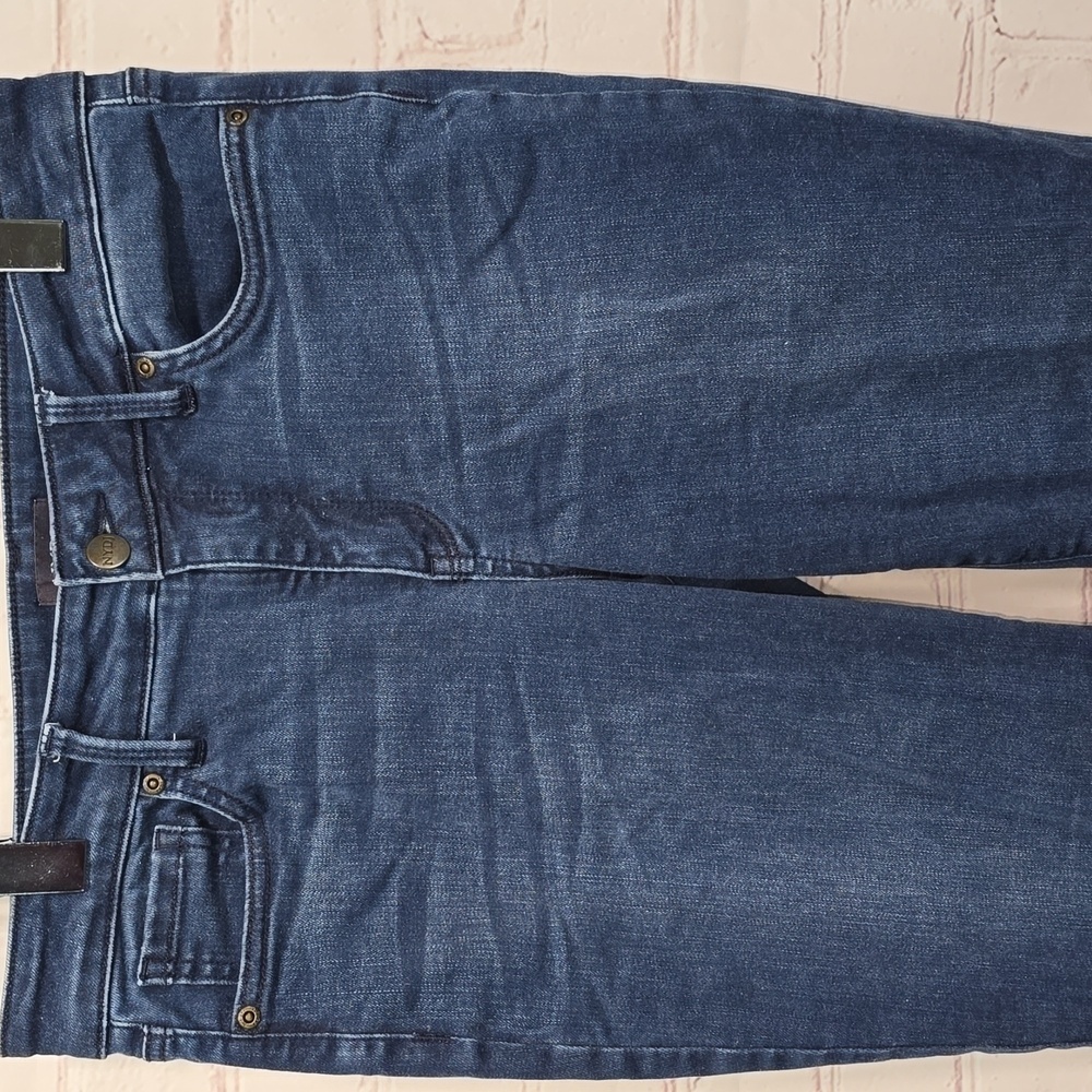 NYDJ Marilyn Straight Jeans Style# MDNAMS2678 Lift Tuck Studded Womens Size 8 - Picture 2 of 15